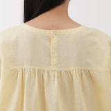 婦人　ヘンプ　コットン　半袖ブラウス