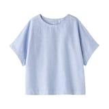 婦人　ヘンプ　コットン　半袖ブラウス
