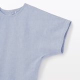 婦人　ヘンプ　コットン　半袖ブラウス