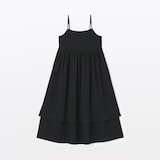 婦人　強撚ボイル　キャミソールワンピース