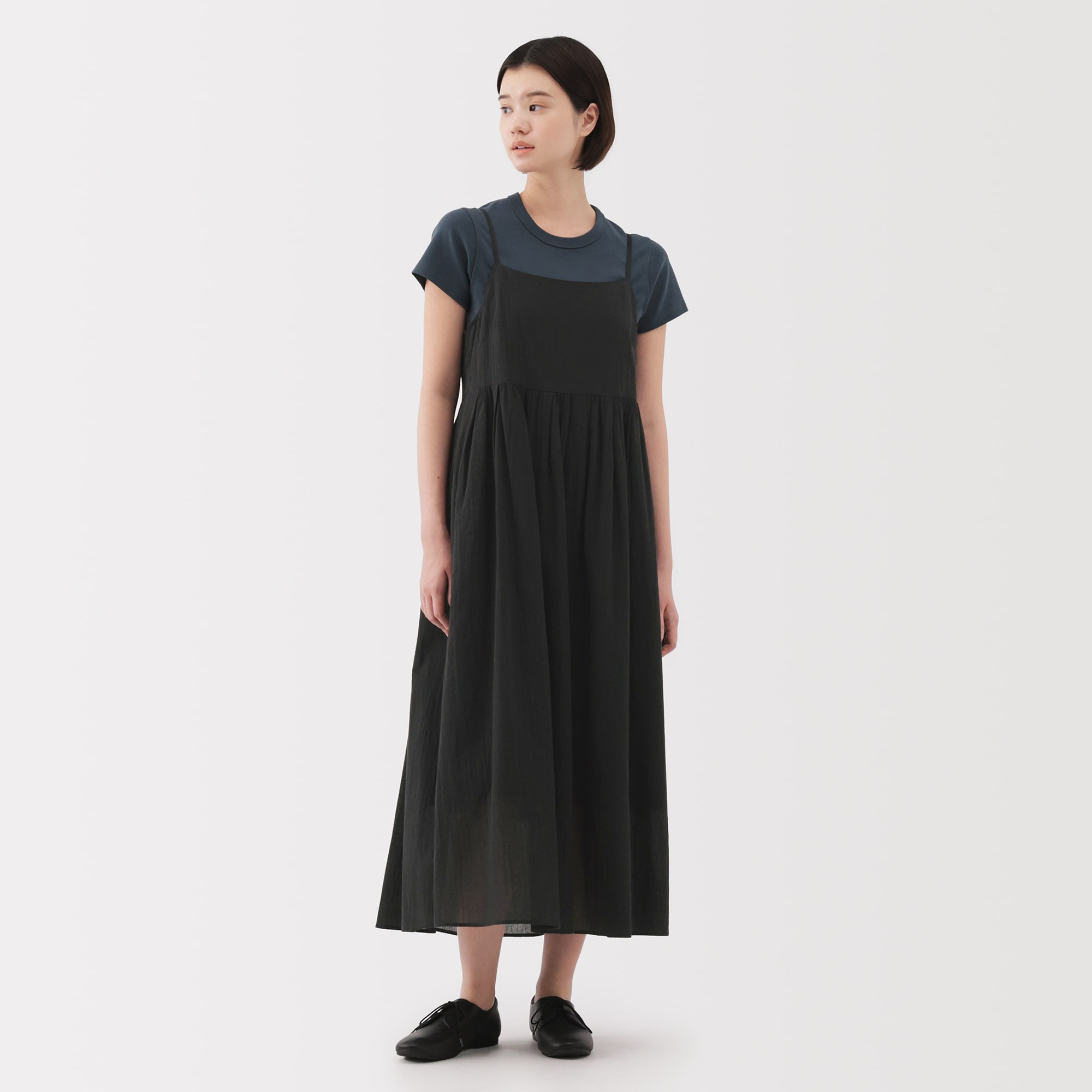 婦人 強撚ボイル キャミソールワンピース | 無印良品