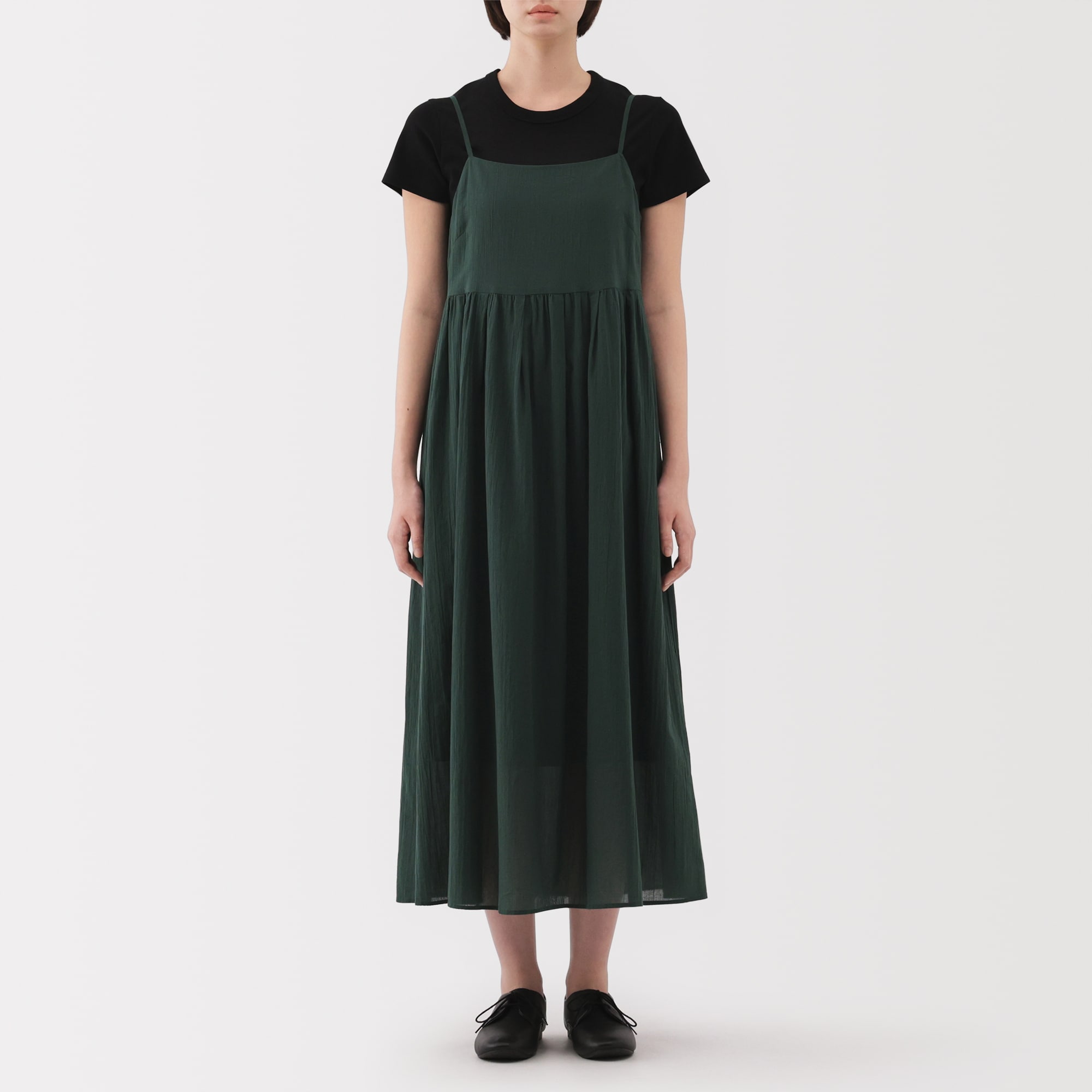 婦人 強撚ボイル キャミソールワンピース | 無印良品