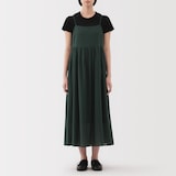 婦人　強撚ボイル　キャミソールワンピース