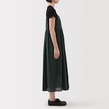 婦人　強撚ボイル　キャミソールワンピース