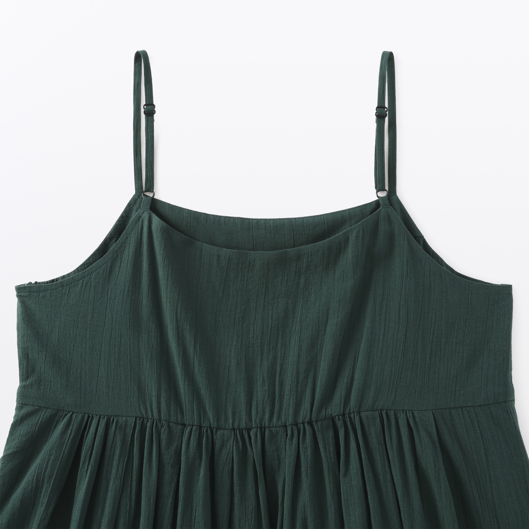 婦人　強撚ボイル　キャミソールワンピース