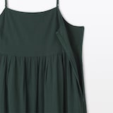 婦人　強撚ボイル　キャミソールワンピース