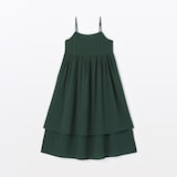 婦人　強撚ボイル　キャミソールワンピース