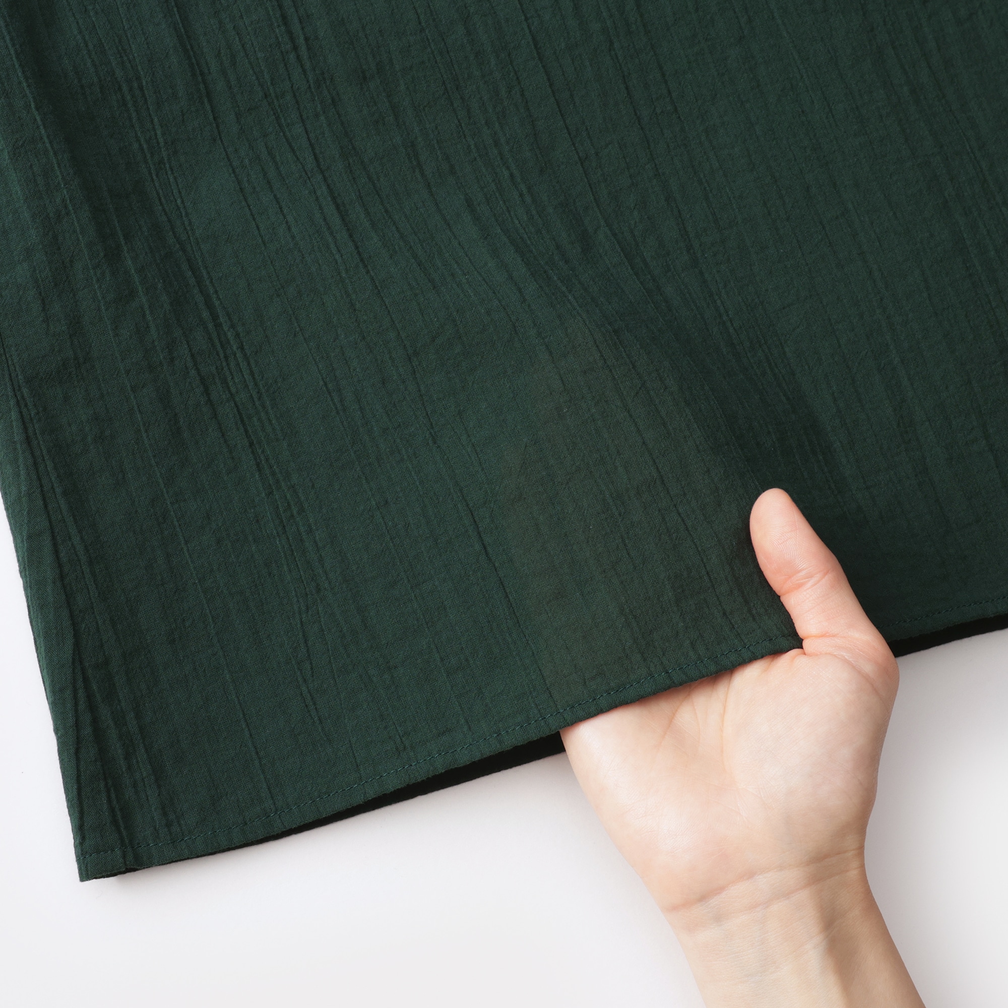 婦人　強撚ボイル　キャミソールワンピース