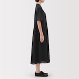 婦人　ヘンプ　コットン　半袖ワンピース