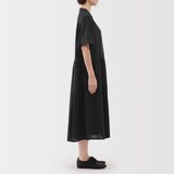 婦人　ヘンプ　コットン　半袖ワンピース