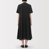 婦人　ヘンプ　コットン　半袖ワンピース