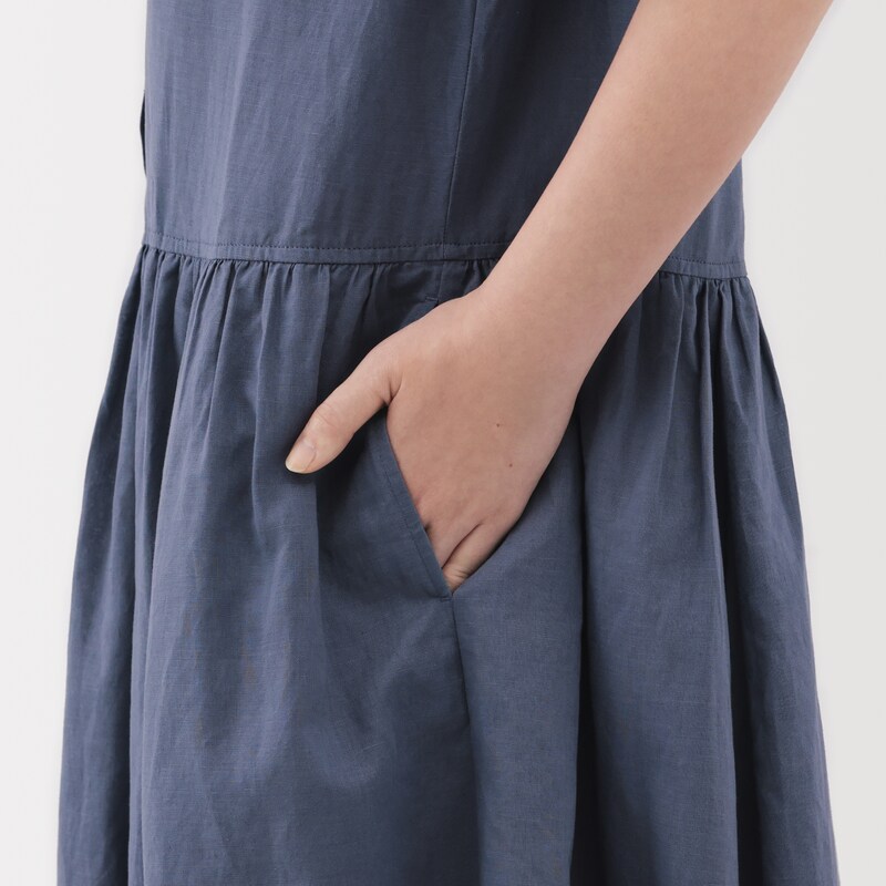 婦人 ヘンプ コットン 半袖ワンピース | 無印良品 
