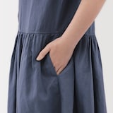 婦人　ヘンプ　コットン　半袖ワンピース