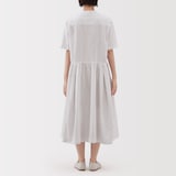 婦人　ヘンプ　コットン　半袖ワンピース