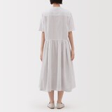 婦人　ヘンプ　コットン　半袖ワンピース