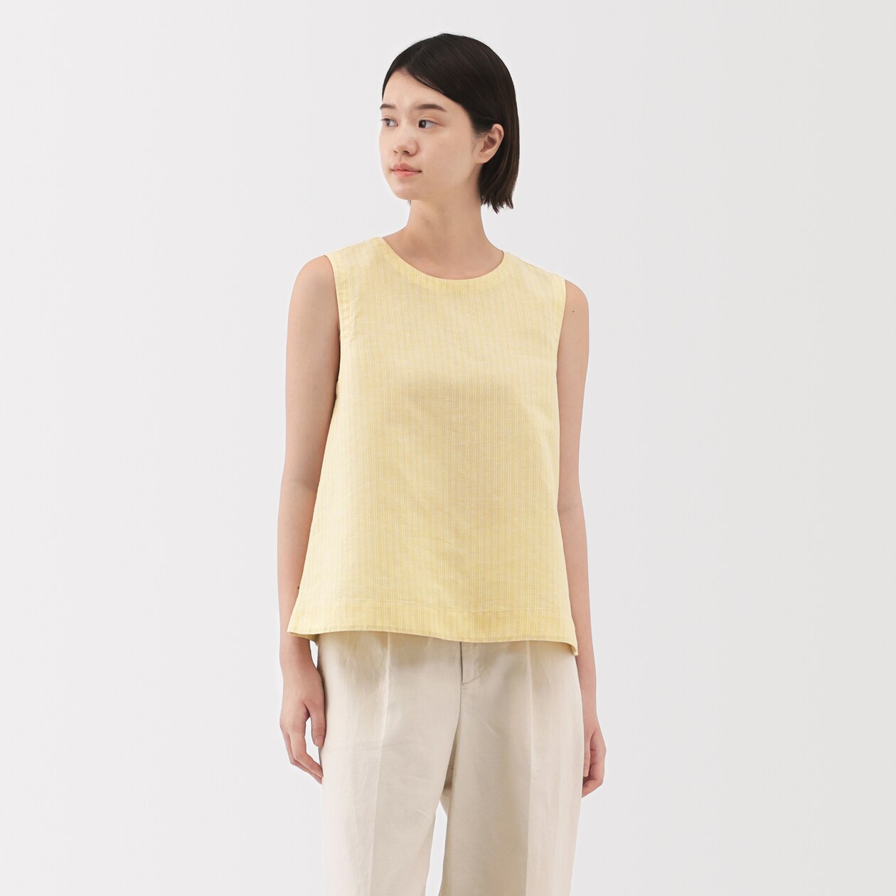婦人　ヘンプ　コットン　スリーブレスブラウス（ＯＳ）