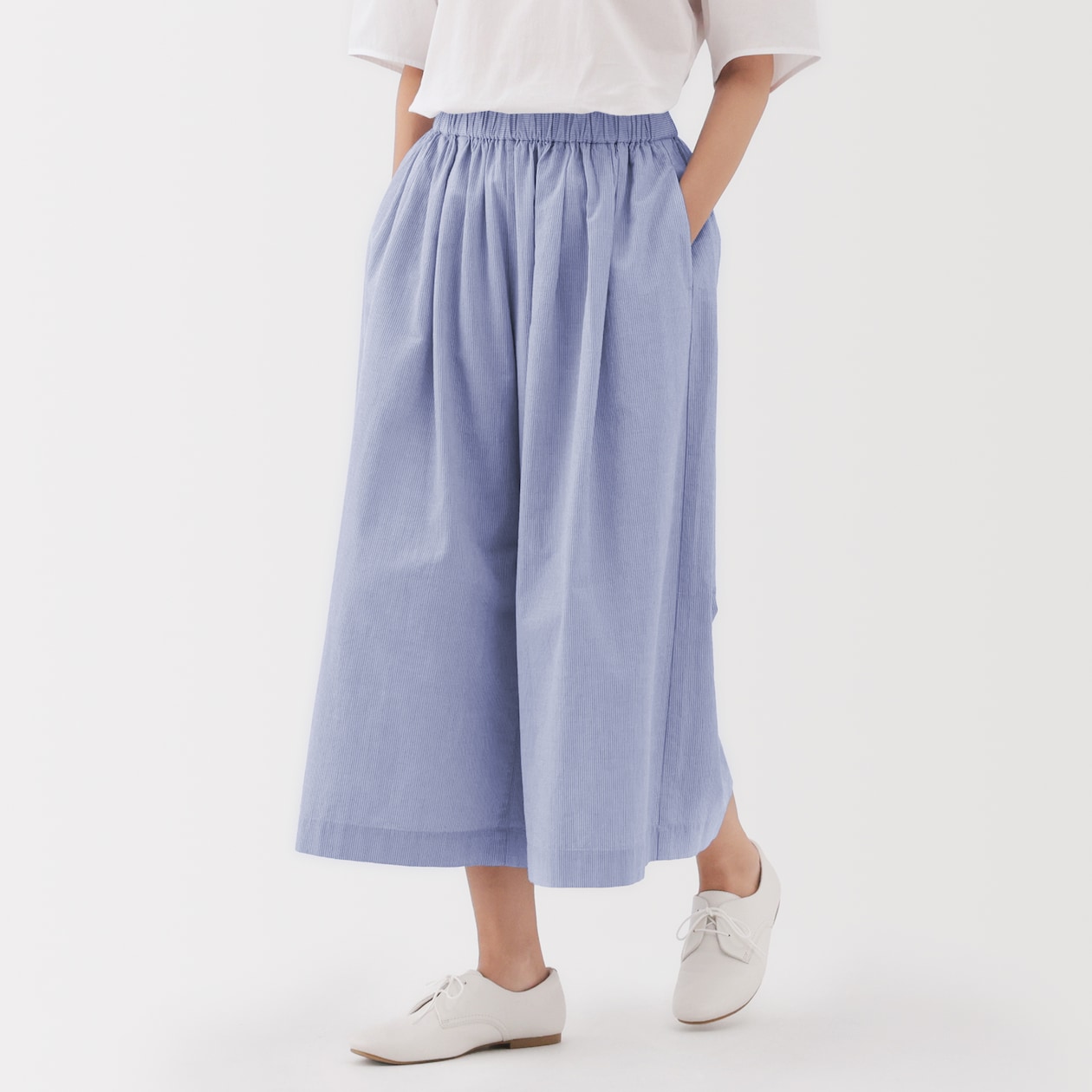 婦人　涼感イージークロップドパンツ
