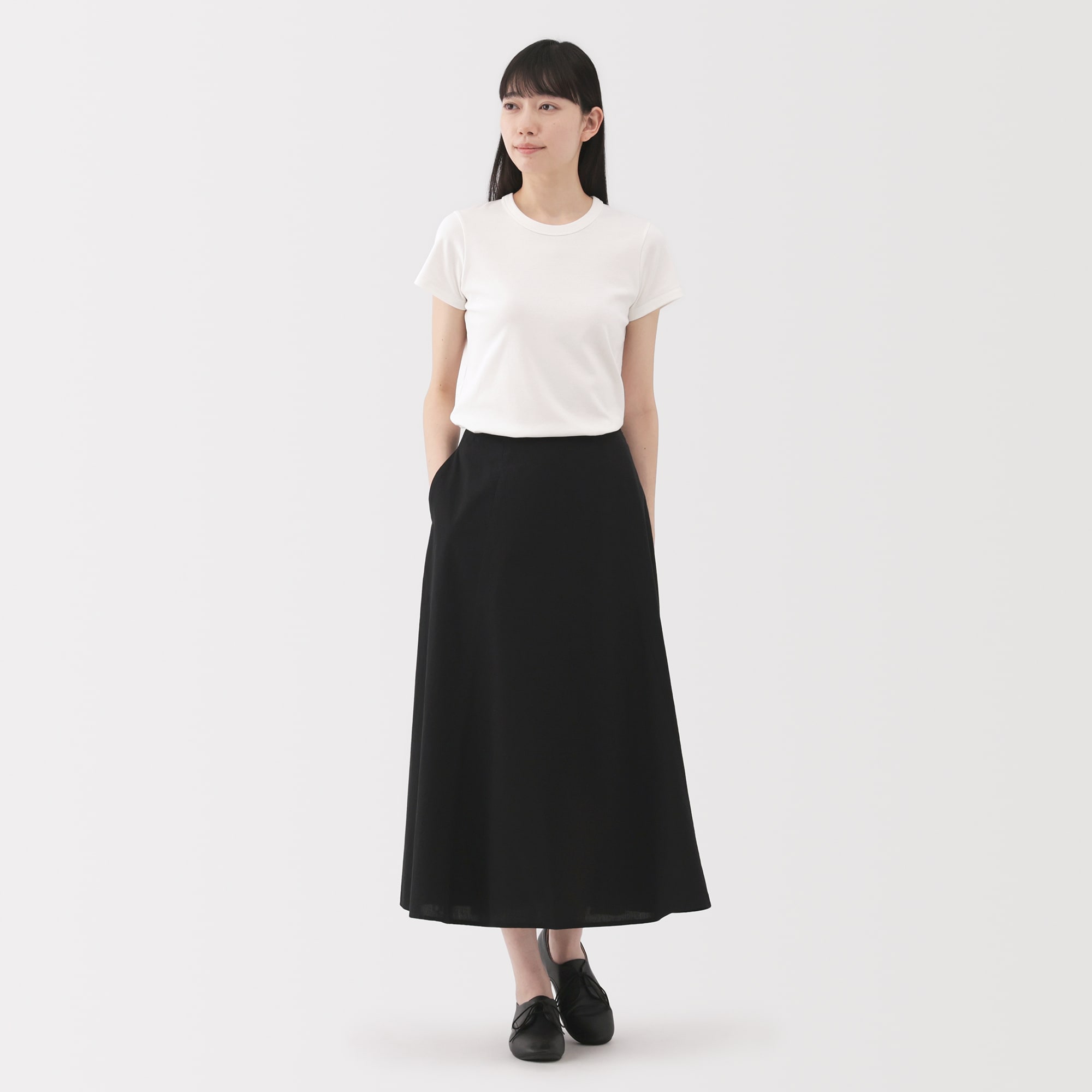 婦人　涼感フレアスカート