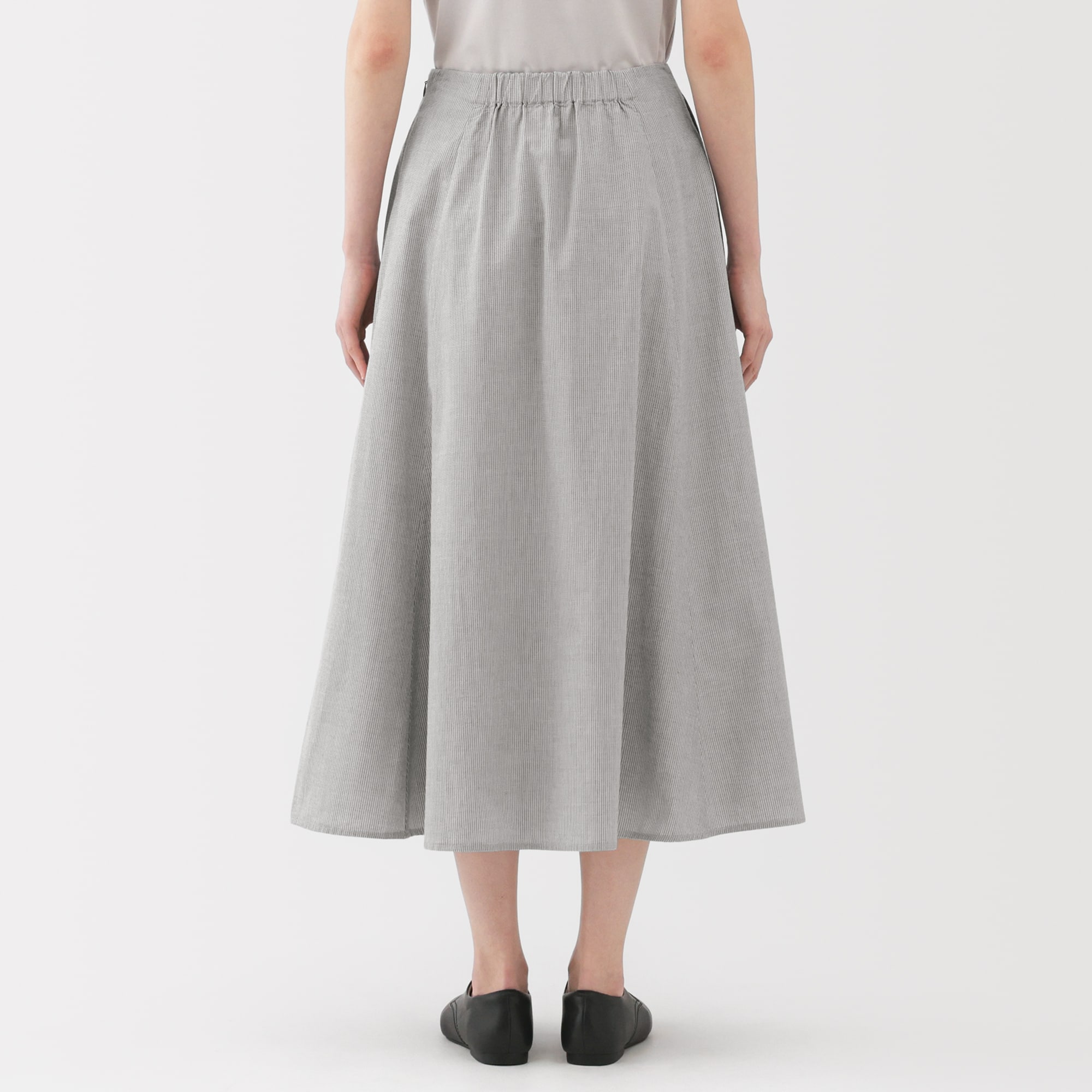 フレアスカート グレー プロポーションボディドレッシング PROPORTION BODY DRESSING