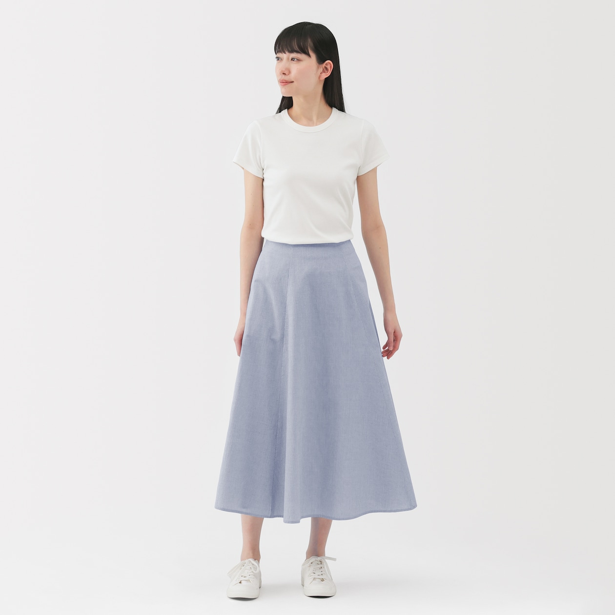 婦人　涼感フレアスカート