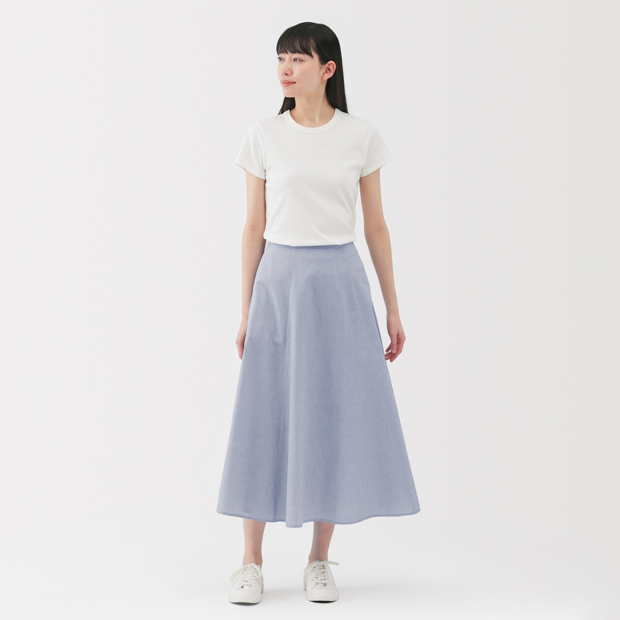 婦人　涼感フレアスカート