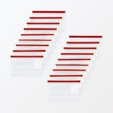 マチ付きダブルチャック　フリーザーバッグ／Ｍ