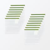 マチ付きダブルチャック　フリーザーバッグ／Ｌ