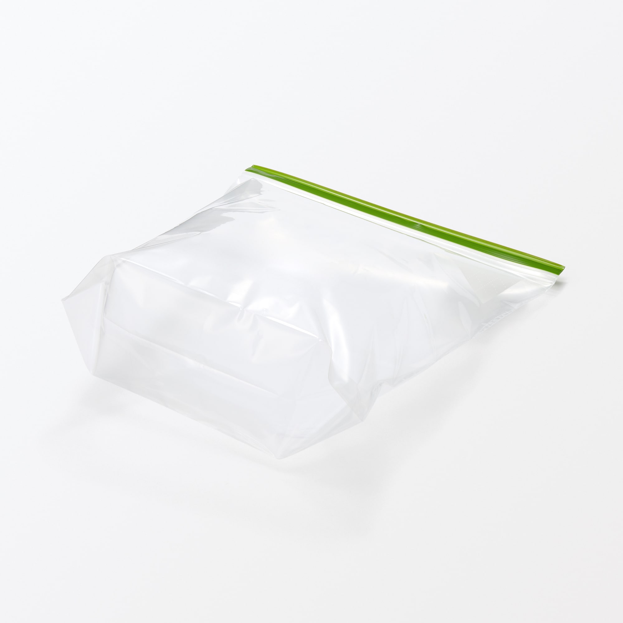 マチ付きダブルチャック　フリーザーバッグ／Ｌ