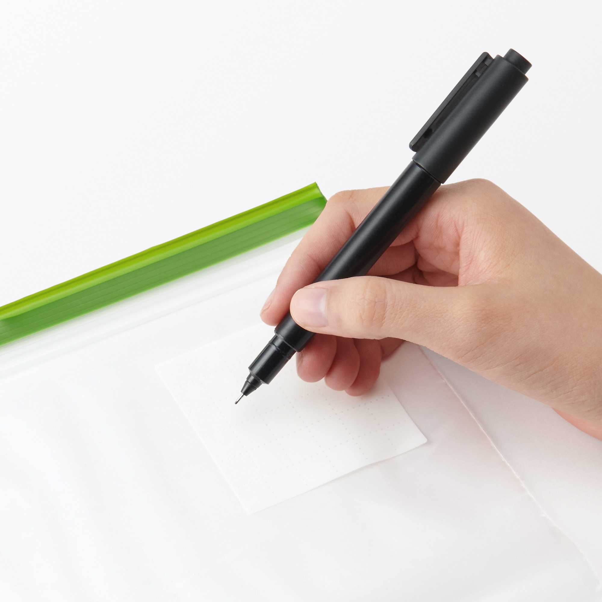 マチ付きダブルチャック　フリーザーバッグ／Ｌ