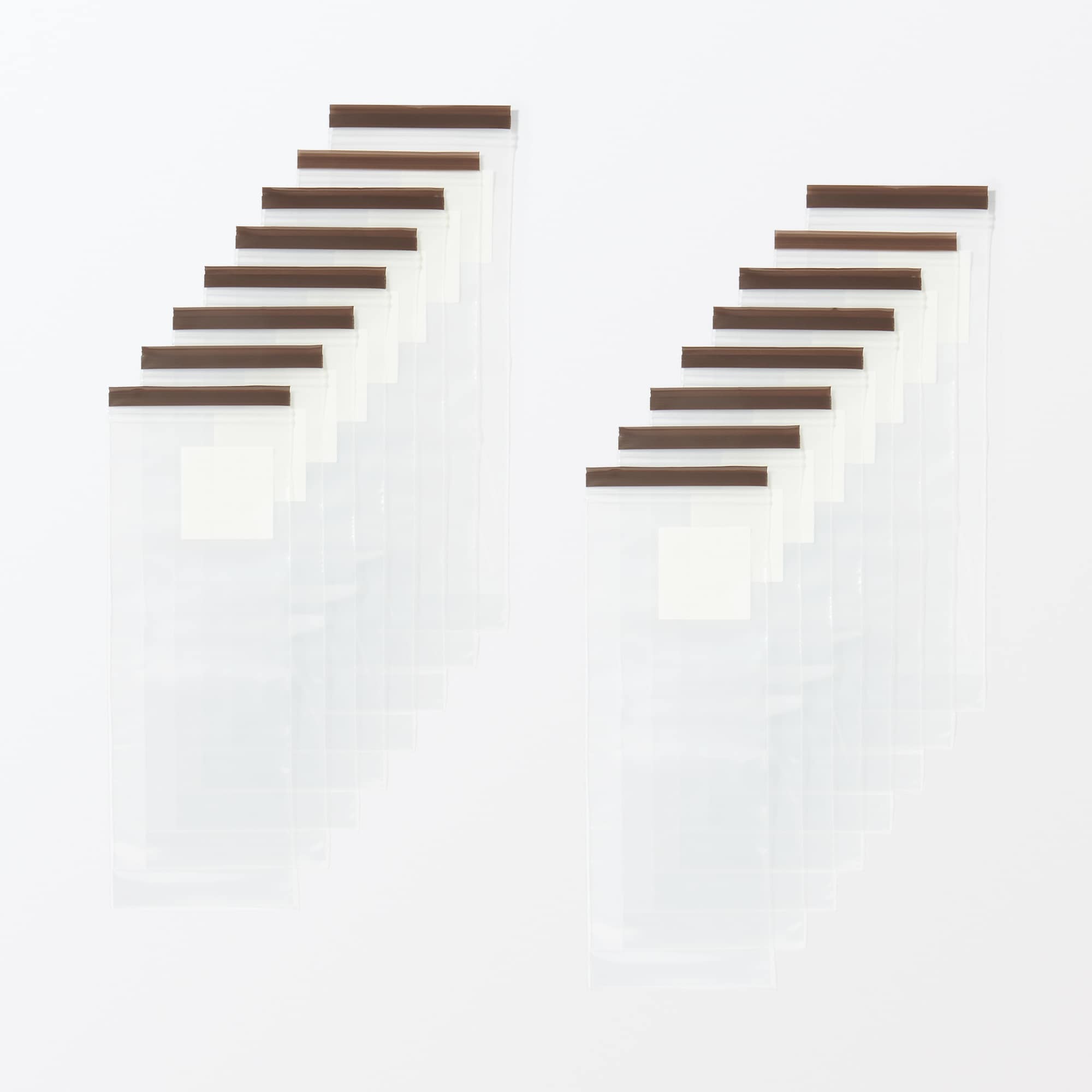 マチ付きダブルチャック　フリーザーバッグ／ロング