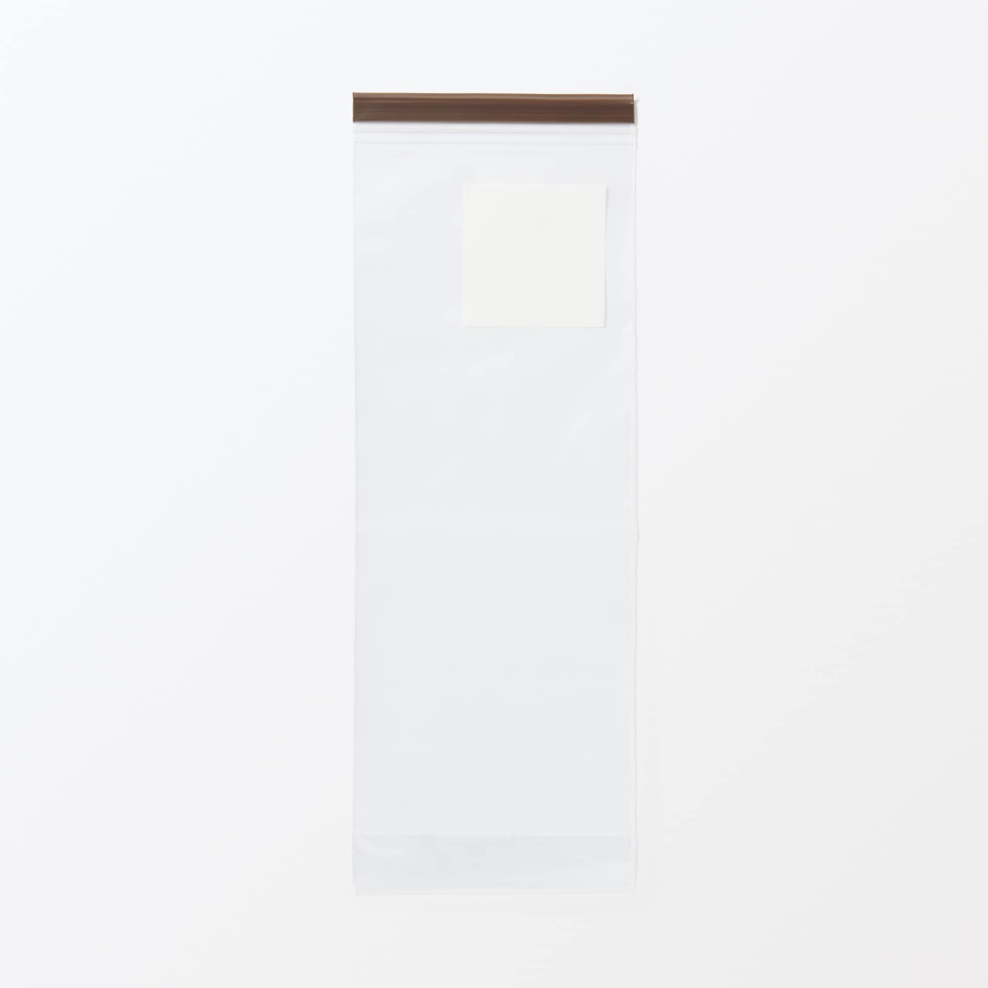 マチ付きダブルチャック フリーザーバッグ／ロング | 無印良品