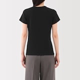 婦人　涼感汗じみしにくいクルーネック半袖Ｔシャツ