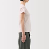 婦人　涼感汗じみしにくいクルーネック半袖Ｔシャツ