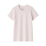 婦人　涼感汗じみしにくいクルーネック半袖Ｔシャツ