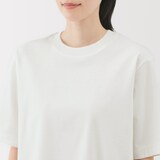 婦人　涼感ＵＶカットクルーネックワイド半袖Ｔシャツ