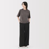 婦人　涼感ＵＶカットクルーネックワイド半袖Ｔシャツ