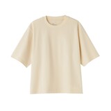 婦人　涼感ＵＶカットクルーネックワイド半袖Ｔシャツ