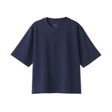 婦人　涼感ＵＶカットクルーネックワイド半袖Ｔシャツ