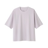 婦人　涼感ＵＶカットクルーネックワイド半袖Ｔシャツ
