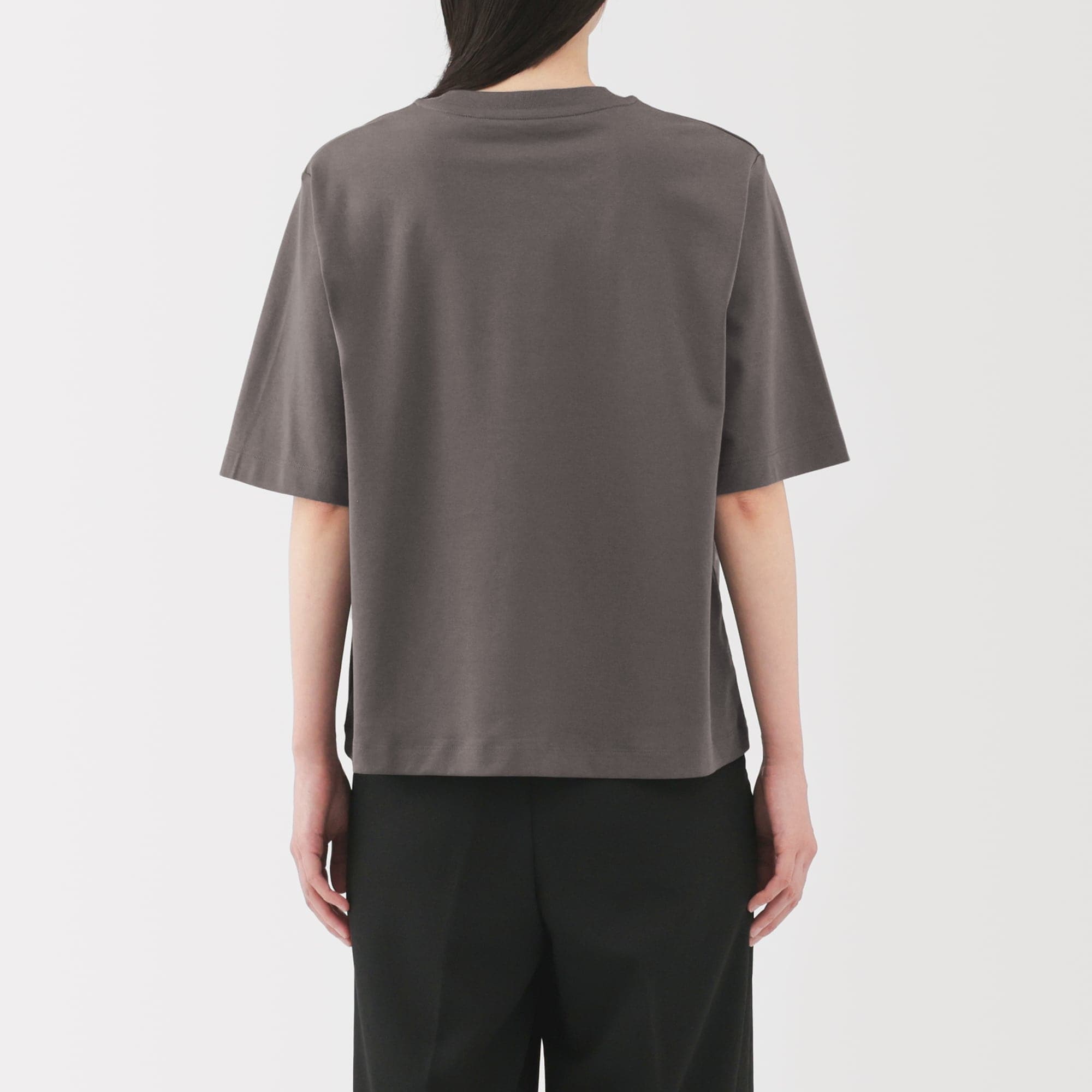 婦人　涼感ＵＶカットクルーネックワイド半袖Ｔシャツ