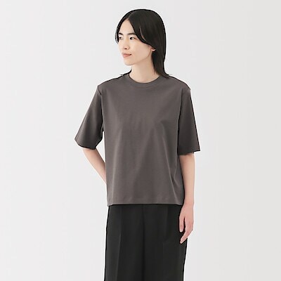 婦人　涼感ＵＶカットクルーネックワイド半袖Ｔシャツ（2025年仕様）