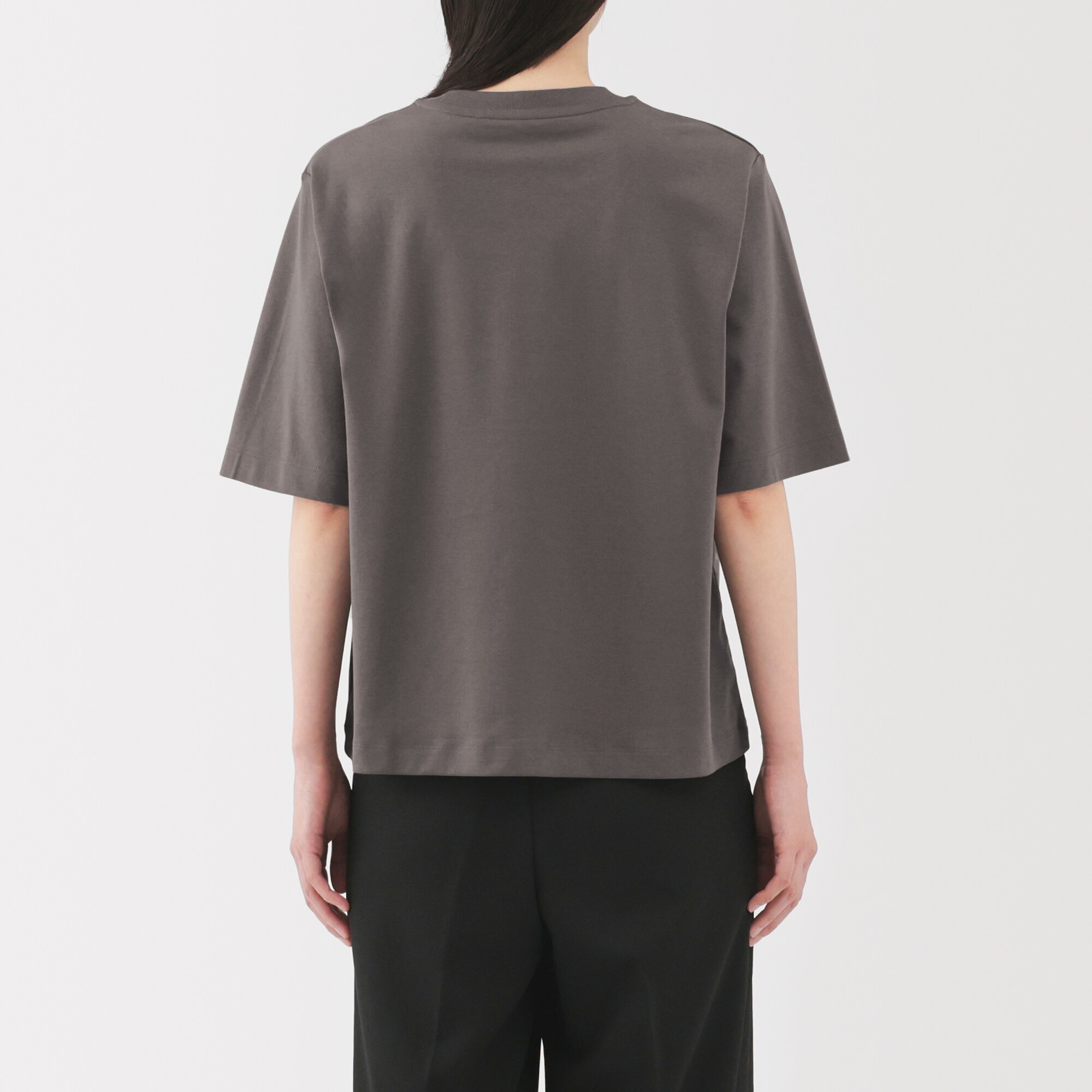 婦人　涼感ＵＶカットクルーネックワイド半袖Ｔシャツ