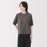 婦人　涼感ＵＶカットクルーネックワイド半袖Ｔシャツ
