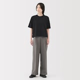 婦人　涼感ＵＶカットクルーネックワイド半袖Ｔシャツ