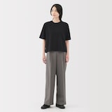 婦人　涼感ＵＶカットクルーネックワイド半袖Ｔシャツ