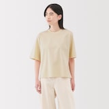 婦人　涼感ＵＶカットクルーネックワイド半袖Ｔシャツ