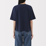 婦人　涼感ＵＶカットクルーネックワイド半袖Ｔシャツ