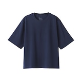婦人　涼感ＵＶカットクルーネックワイド半袖Ｔシャツ
