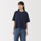 婦人　涼感ＵＶカットクルーネックワイド半袖Ｔシャツ