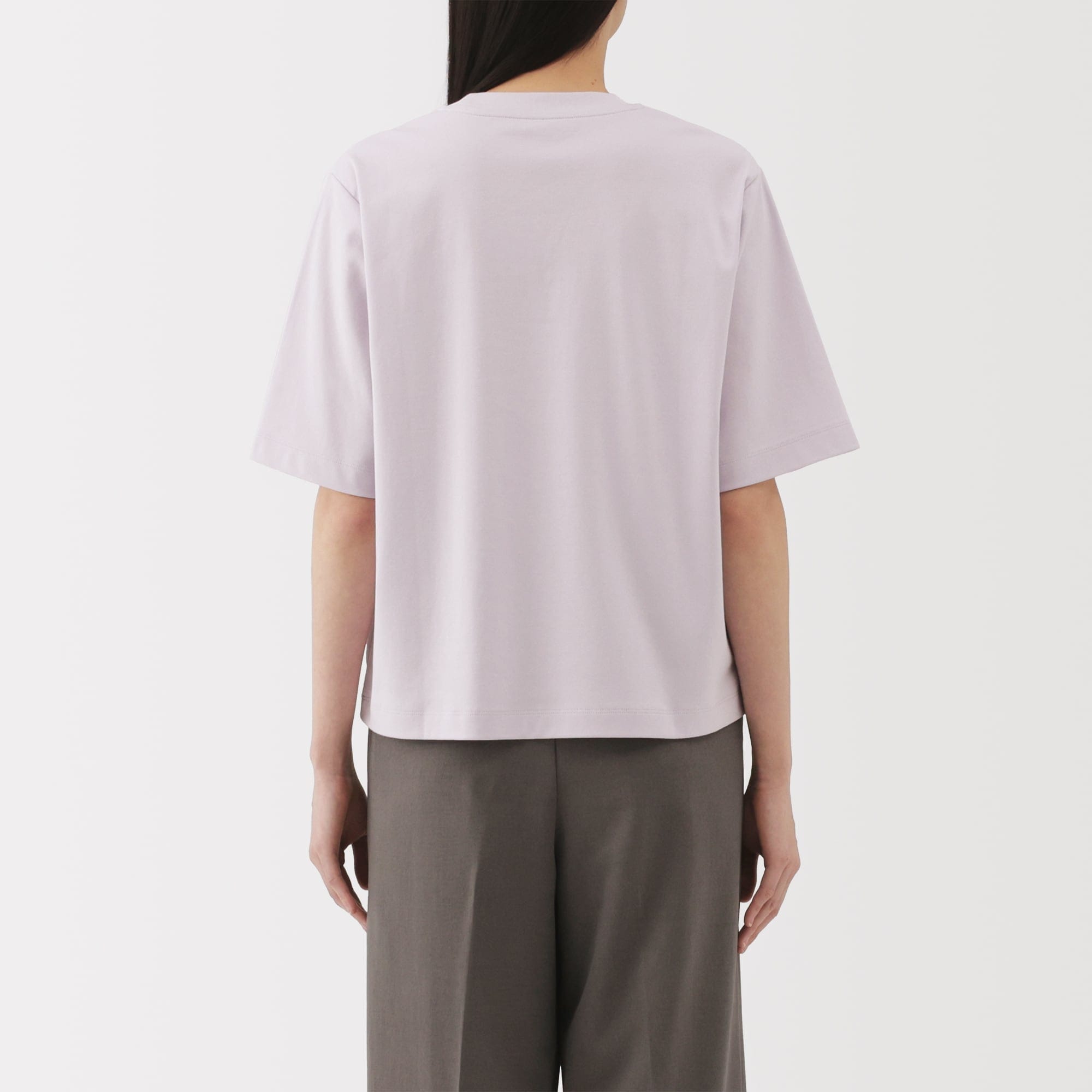 婦人　涼感ＵＶカットクルーネックワイド半袖Ｔシャツ